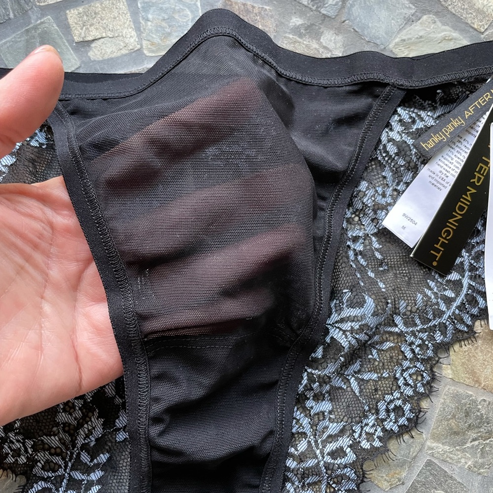 Hanky panky lace sheer panty - Picture 3 of 11